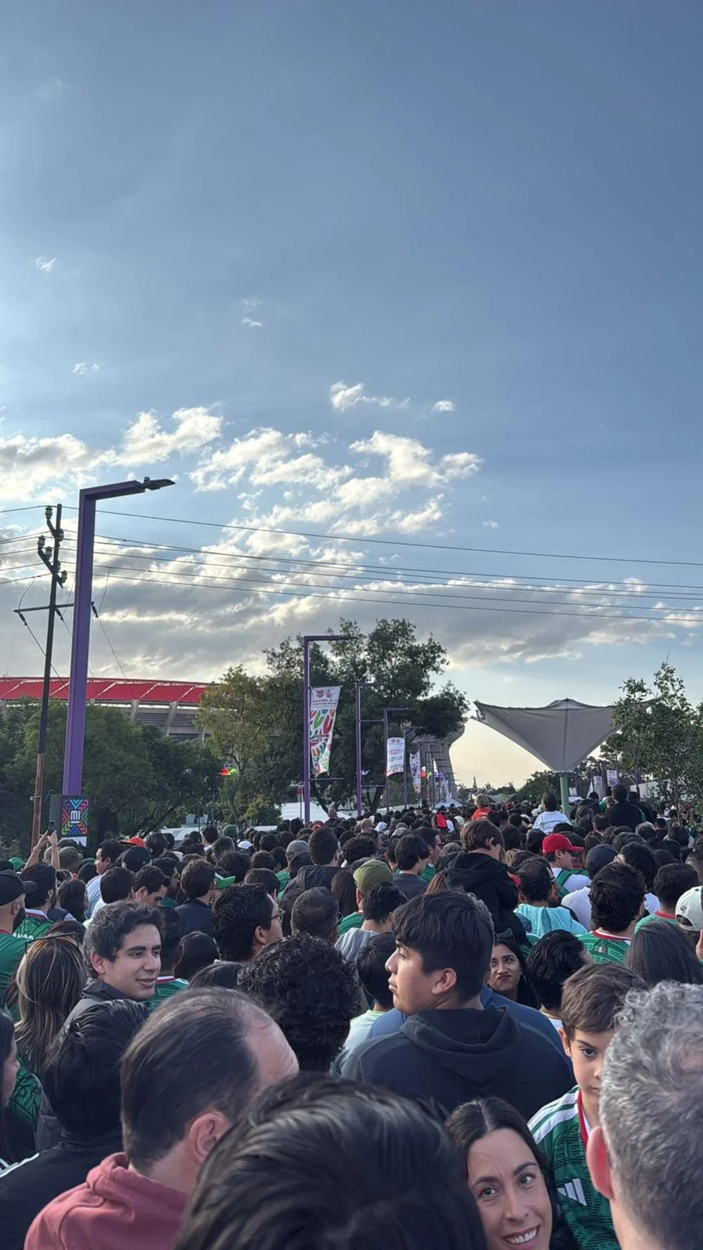 Acceso al Estadio Azteca durante el México vs Portugal el pasado 28 de marzo